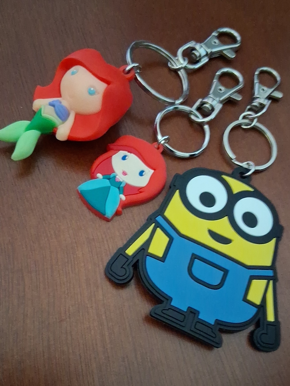 3 Collectible Disney Keychains T101